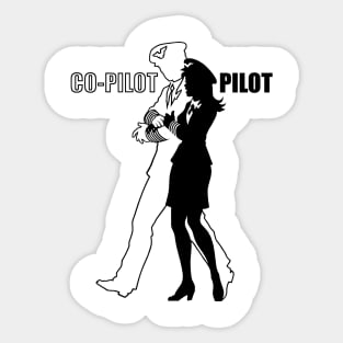 Female Pilot and Co-Pilot Sticker
